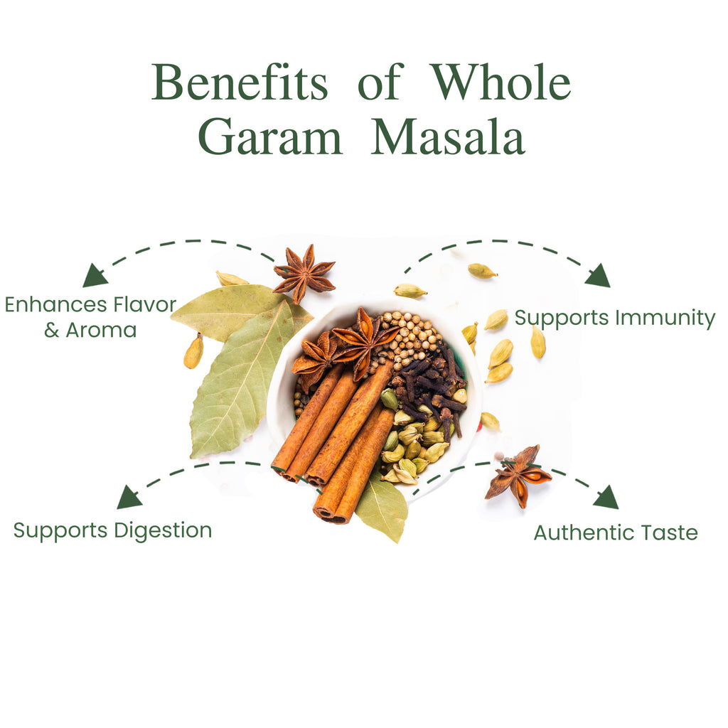Natural Whole Garam Masala | Spice Mix | Medicinal | Pure | Aromatic | 50g