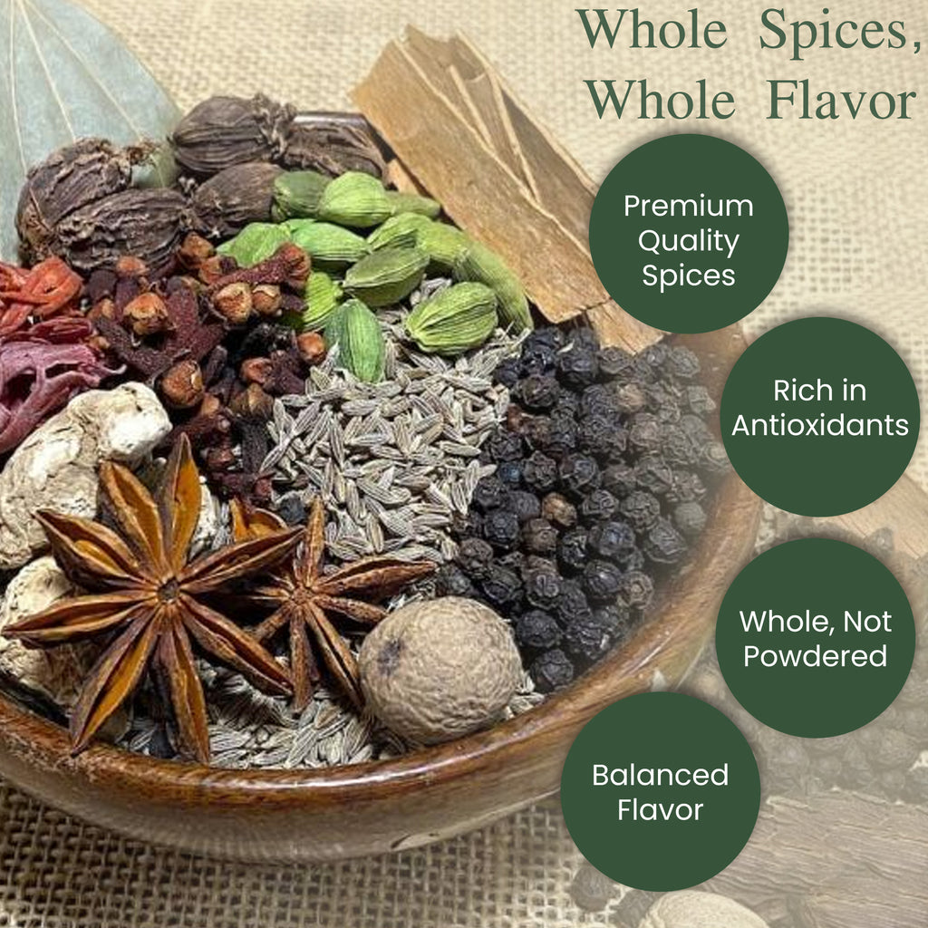 Natural Whole Garam Masala | Spice Mix | Medicinal | Pure | Aromatic | 50g