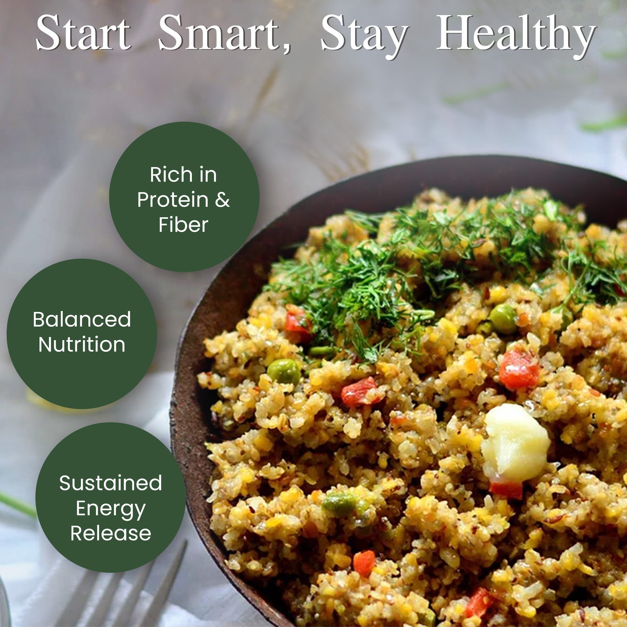 Organic Mix Millet Dalia | Multi Millets | Customised For Vitality | Gluten Free | 500g