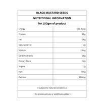 Organic Black Mustard Seeds | Kali Sarson | Pure | Pungent | 150g