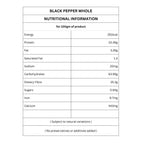 Natural Black Pepper Whole | Kali Mirch | Sohmrit | Regional Speciality-Meghalaya | 100g