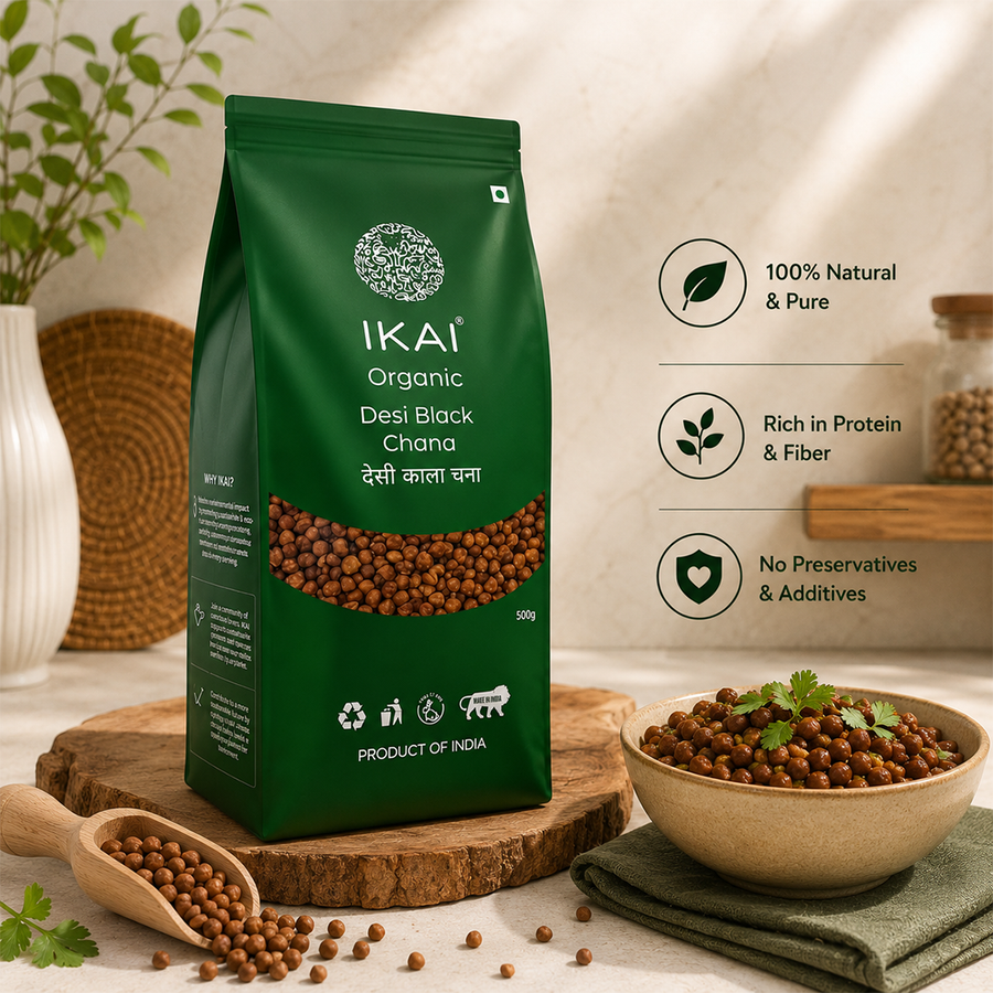 Organic Desi Black Chana