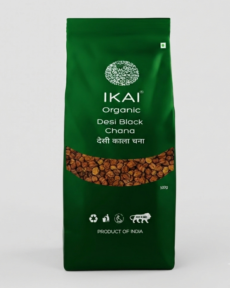 Organic Desi Black Chana | Bengal Gram | Natural Protein Foods | 500g
