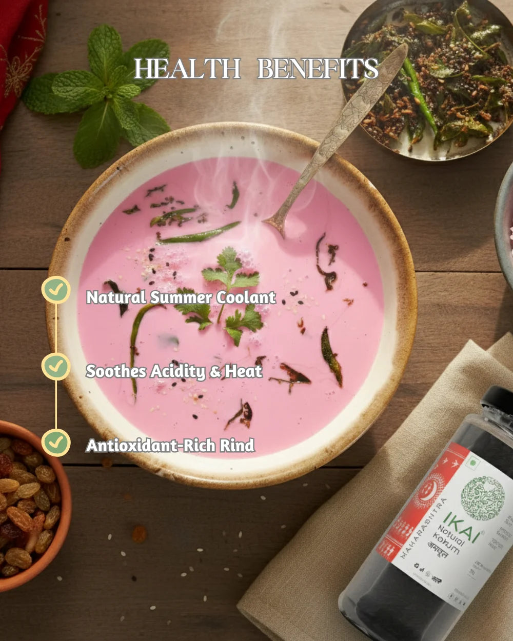 Natural Kokum | Dried Mangosteen | Regional Speciality-Maharashtra | Exotic | 75g