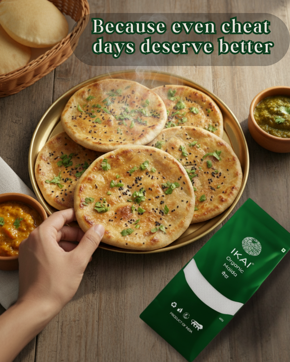 Organic Maida | All purpose flour | Bakery Flour | Refined wheat flour | 450g
