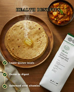 Organic Sprouted Khapli Atta | Ancient Emmer wheat | Sprouted | Customised for Vitality | 900g