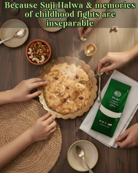 Suji/Rava - Semolina, High Fibre, 450gm | IKAI Organic