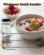 Organic Sweet Basil Seeds | Sabja | Customised for Vitality | High Protein | 100g