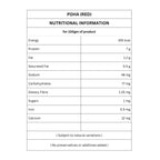 Organic Poha(Red) | Chivda | Chuda | Flattened Red Rice | Gluten Free | 500g