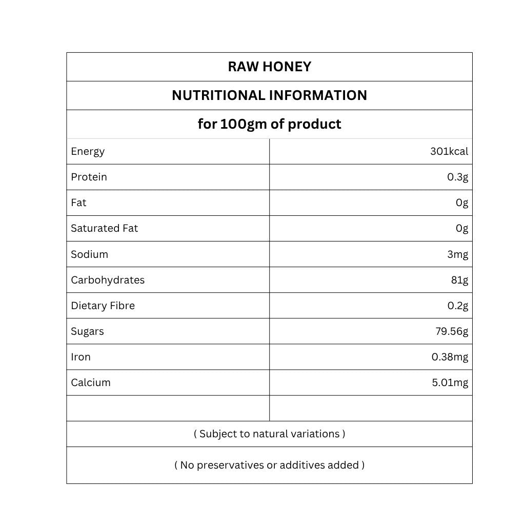 Natural Raw Honey | Unprocessed | Filtered | Healthy Sweetener | 350g