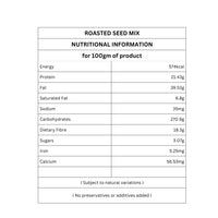 Organic Roasted Seed Mix | Customised For Vitality | Healthy Snack | 100g