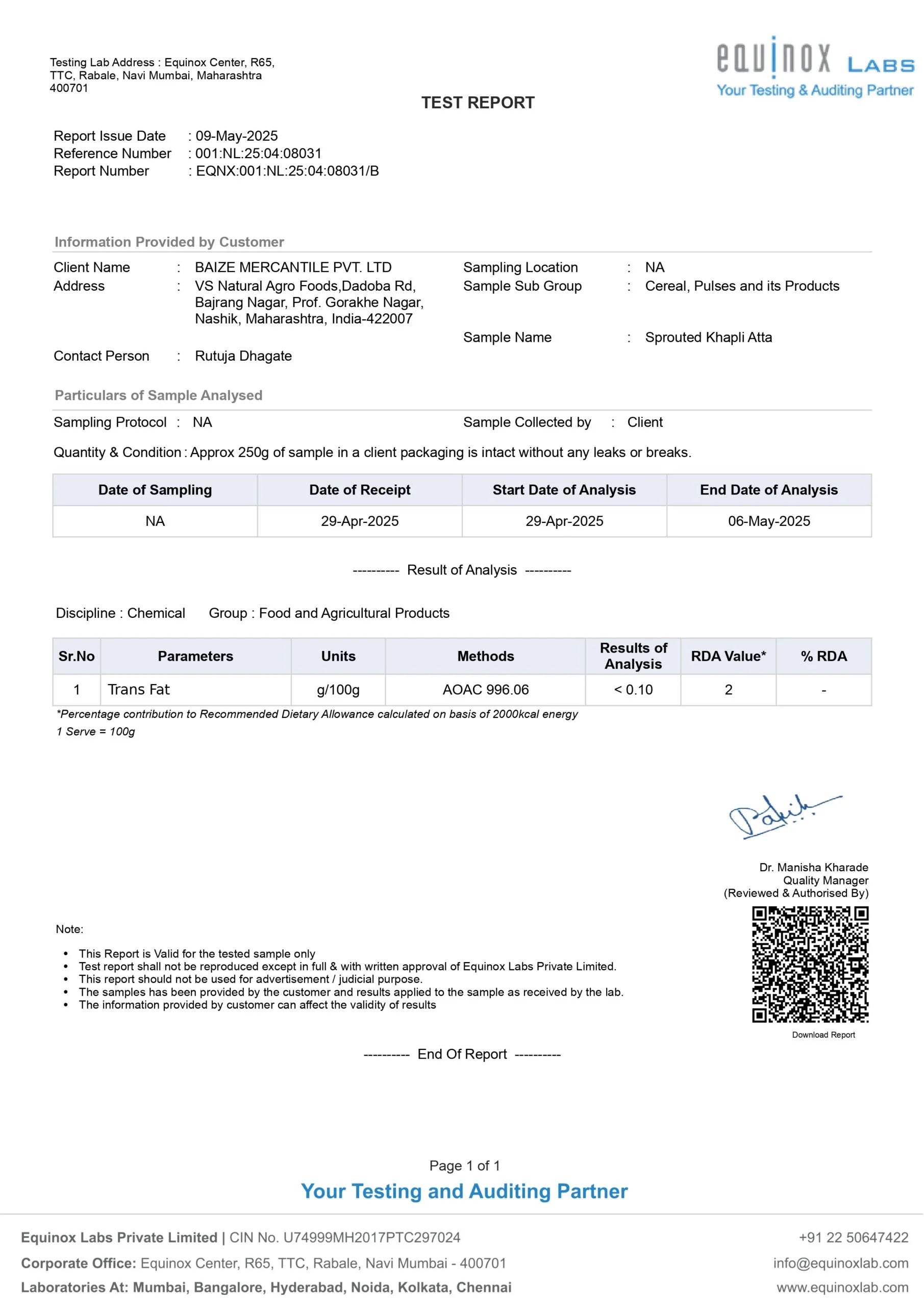 Organic Sprouted Khapli Atta | Ancient Emmer wheat | Sprouted | Customised for Vitality | 900g