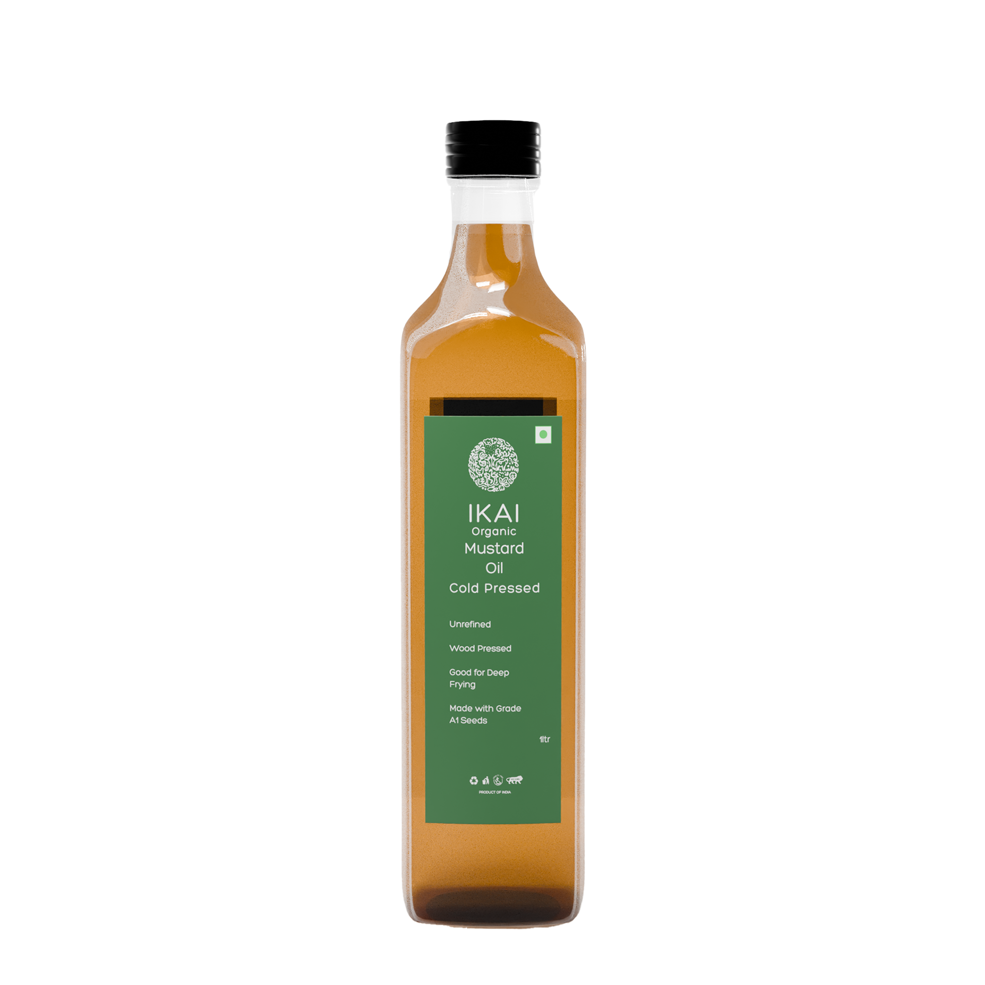Organic Mustard Oil | Sarson Ka tel | Cold Pressed | Wood Pressed | 1000ml