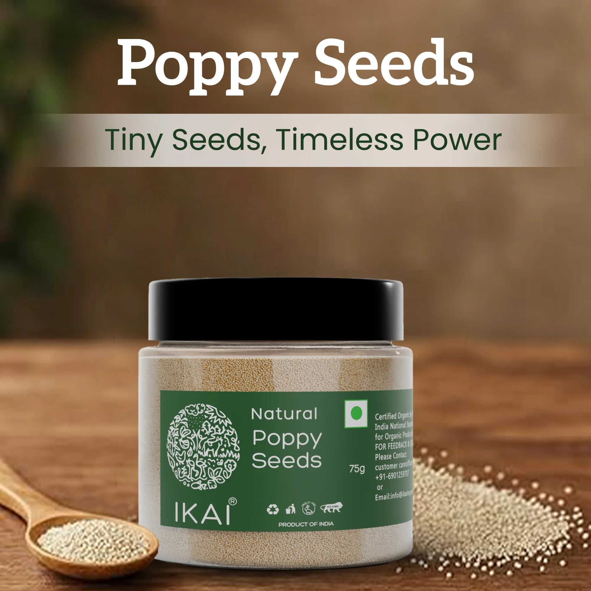 Natural Poppy Seeds | Khus Khus | Posto Dana | Pure | Exotic Spice | 50g