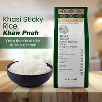 Natural Khasi Sticky Rice | Gelatinous | Regional Specialty-Meghalaya | 500g