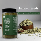 Organic Fennel Seeds | Saunf | Mouth Freshener | Aromatic Spice | 100g