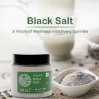 Natural Black Salt | Kala Namak | Mineral Rich | Flavour Enhancer | 50g