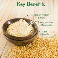 Organic Besan | Gram flour | Gluten Free | Natural Protein Foods | 450g