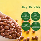 Organic Peanuts | Groundnut | Healthy Fats | Natural Protein Foods | 500g