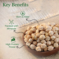 Organic Kabuli Chana | White Chickpea | 500g