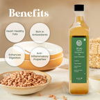 Organic Groundnut Oil | Cold Pressed | Wood Pressed | Unrefined | 1000ml