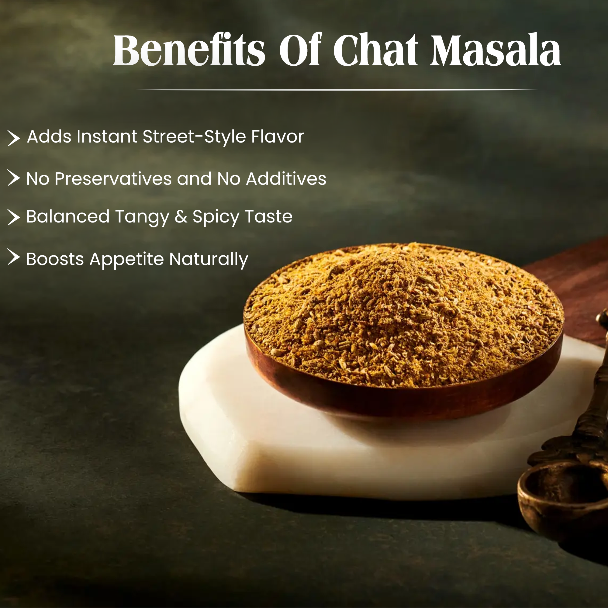 Organic Chat Masala | Chatpata Spice Mix | Premium Spice Blend | Pure | 50g