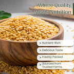 Organic Arhar/Tuvar Dal | Pigeon Pea | Gluten Free Indian Food | 500g