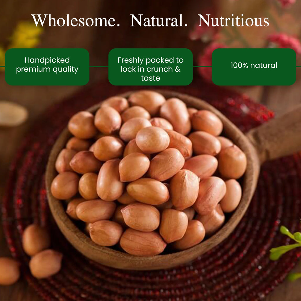 Organic Peanuts | Groundnut | Healthy Fats | Natural Protein Foods | 500g