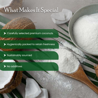 Natural Desiccated Coconut | High Fibre | Healthy Fats | Unsweetened | 250g