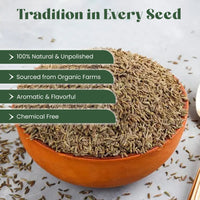 Organic Cumin Seeds | Sabut Jeera | Pure | Healthy & Aromatic | 100g