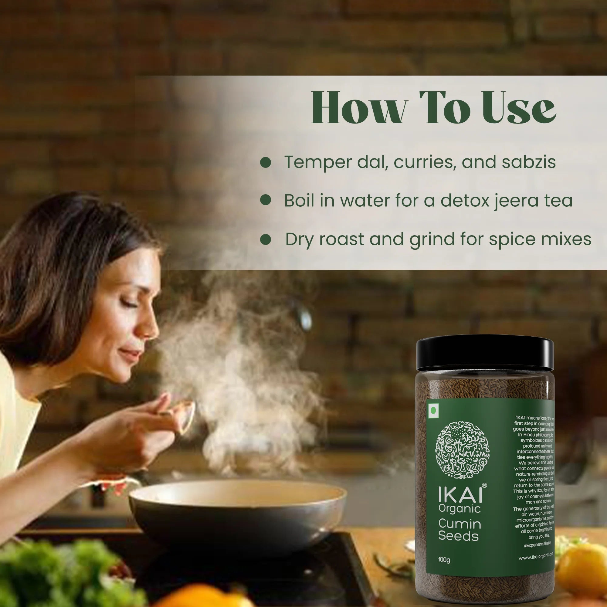 Organic Cumin Seeds | Sabut Jeera | Pure | Healthy & Aromatic | 100g