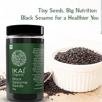 Organic Black Sesame Seeds | Kala Til | Healthy Seeds | Good Fats | 100g
