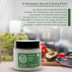 Natural Black Salt | Kala Namak | Mineral Rich | Flavour Enhancer | 50g