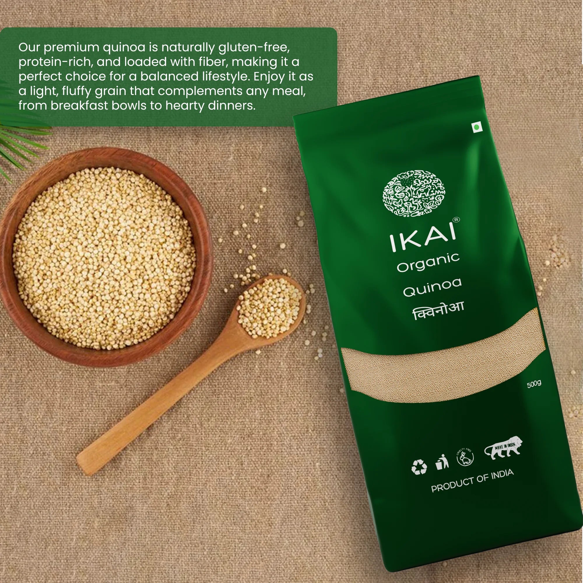 Organic Quinoa | Gluten Free | Superfood | Fasting Special | 500g