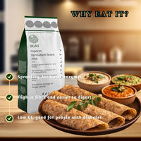 Organic Sprouted Bajra Atta | Gluten Free | Sprouted | Customised for Vitality | 500g