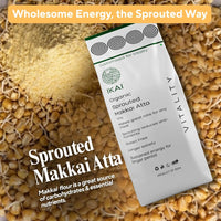 Organic Sprouted Maize/Makkai Atta | Gluten Free | Sprouted | Customised for Vitality | 500g