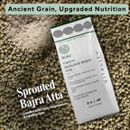 Organic Sprouted Bajra Atta | Gluten Free | Sprouted | Customised for Vitality | 500g