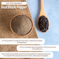 Natural Black Pepper Powder | Sohmrit Khri | Regional Speciality-Meghalaya | 100g