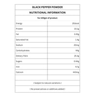 Natural Black Pepper Powder | Sohmrit Khri | Regional Speciality-Meghalaya | 100g