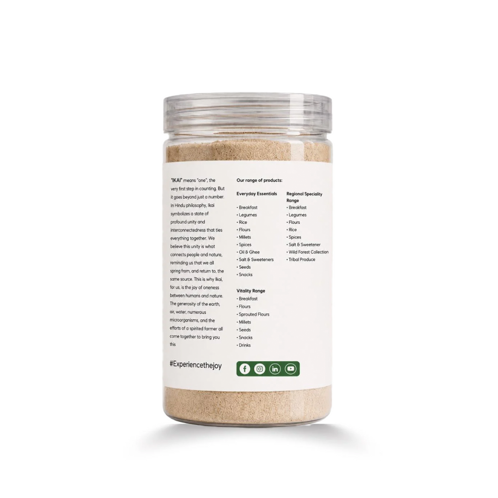 Organic Desi Protein Drink |Made from Black Chana Sattu |Natural Protein Food |Customised For Vitality |Gluten Free |250g