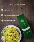 Organic Poha | Chivda | Chuda | Flattened Rice | Gluten Free | 500g