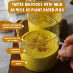 Natural Lakadong Turmeric Latte | Haldi Doodh | Customised For Vitality | Immunity Booster | 100g