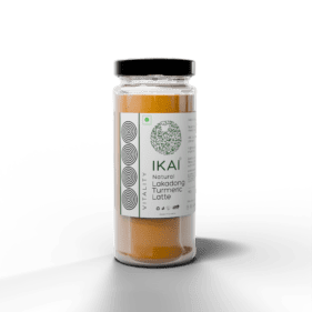 Natural Lakadong Turmeric Latte | Haldi Doodh | Customised For Vitality | Immunity Booster | 100g