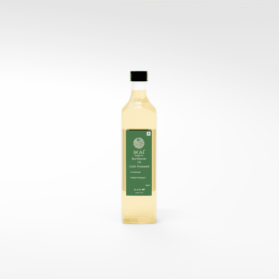 Organic Sunflower Oil (500ml) - Front Side 1
