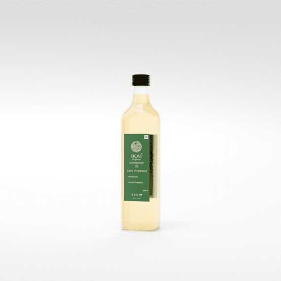 Organic Sunflower Oil (500ml) - Front Side 2