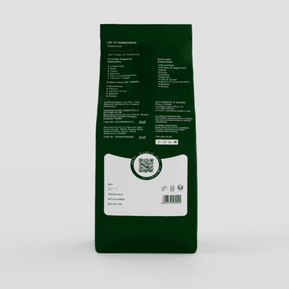 Chana Dal - Back Side
