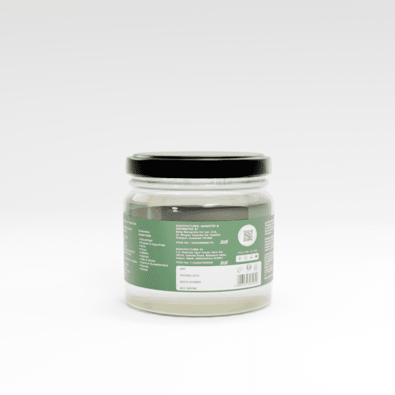 Cold Pressed Coconut Oil - Back Side