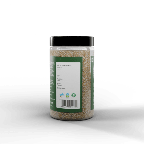 White Sesame Seeds - Back Side 3