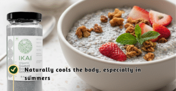 Organic Sweet Basil Seeds Sabja - Ikai