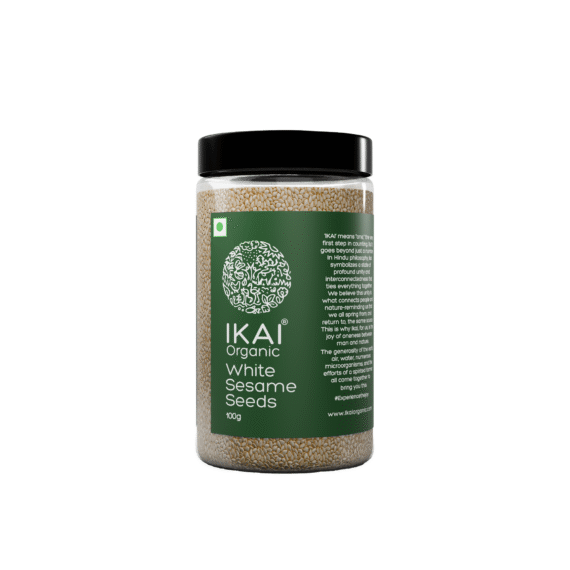 Organic White Sesame Seeds | Safed Til | Healthy Seeds | Good Fats | 100g
